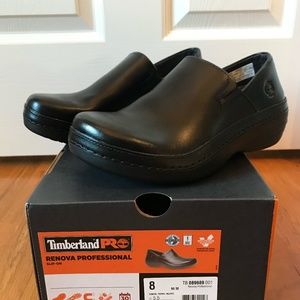Timberland Nursing Shoes - Black -  NEW Size 8